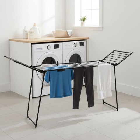 Stojąca suszarka na pranie odzież bieliznę składana balkonowa rozsuwana