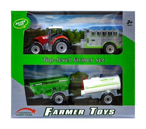 Traktor z wymiennymi przyczepami