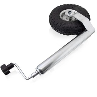 Koło podporowe do przyczepy pneumatyczne Bituxx o udźwigu 136kg z regulacją