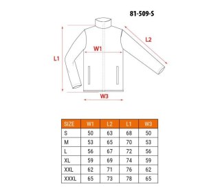 POLAR ROBOCZY BASIC, CZARNY, ROZMIAR L