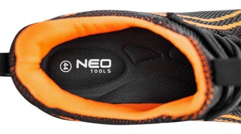 PÓŁBUTY ROBOCZE S1 SR STALOWY PODN.POMARAŃCZOWE ROZM.43