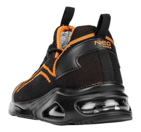 PÓŁBUTY ROBOCZE S1 SR STALOWY PODN.POMARAŃCZOWE ROZM.43