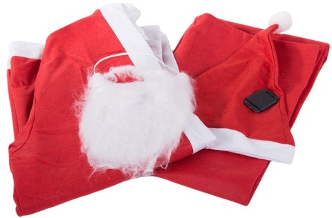 Strój Kostium Świętego Mikołaja Broda Czapka PAKO 26074