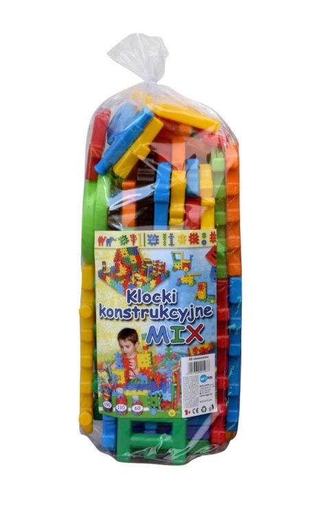 Klocki konstrukcyjne mix 80 25937