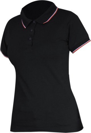 Koszulka polo damska 190g/m2, czarna, "2xl", ce, lahti