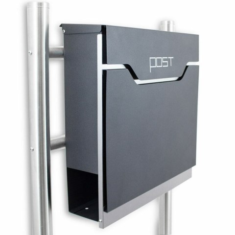 SKRZYNKA POCZTOWA Z GAZETNIKIEM + NOGI STOJĄCA STOJAK NA LISTY