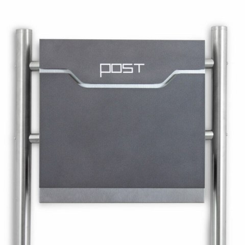 SKRZYNKA POCZTOWA Z GAZETNIKIEM + NOGI STOJĄCA STOJAK NA LISTY