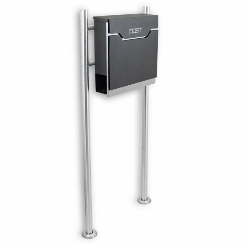 SKRZYNKA POCZTOWA Z GAZETNIKIEM + NOGI STOJĄCA STOJAK NA LISTY