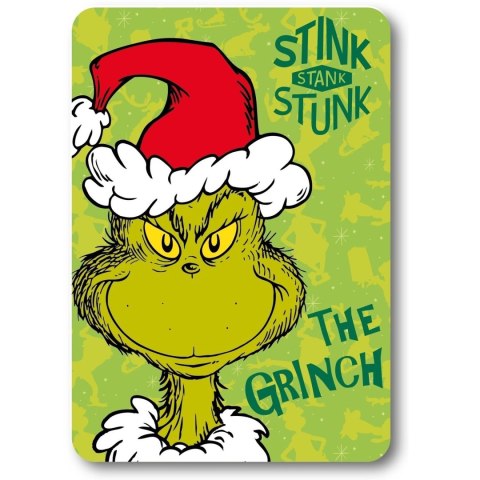 Koc polarowy 100x140 Grinch święta