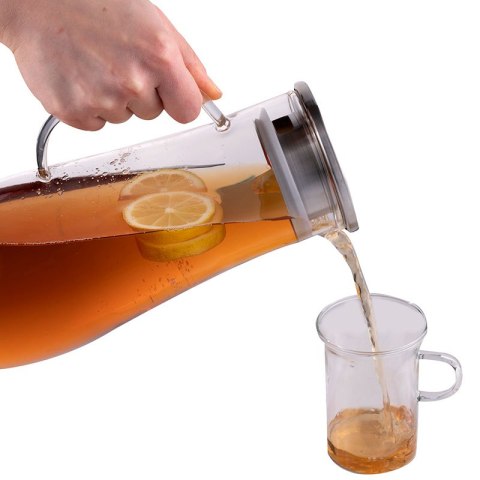 ND38_8711252018553 Alpina - Karafka z uchwytem ze szkła borokrzemowego 1.4 l