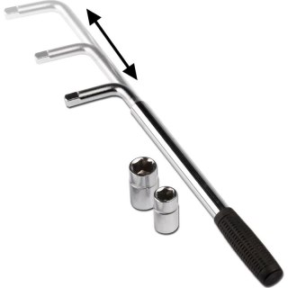 ND38_8711252417899 Dunlop - Teleskopowy wzmocniony klucz do kół