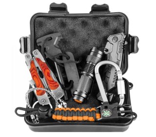 ZESTAW SURVIVALOWY 8 W 1 W PUDEŁKU