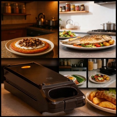 AD 3066 Opiekacz wielofunkcyjny - opiekanie, pieczenie, grillowanie