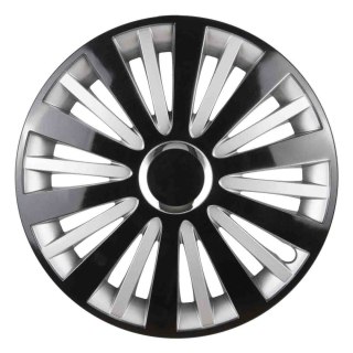 Kołpak samochodowy falcon 15" cali czarno-srebrny