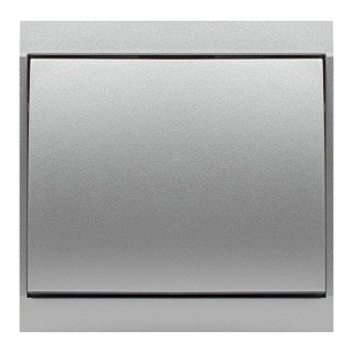 Przycisk dzwonek p/t z podświeleniem Luna, 10A, 250V, WP-6/7LS, srebrny