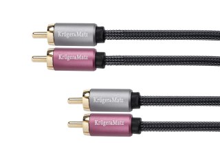 KM0306 Kabel 2RCA-2RCA 3.0m Kruger&Matz
