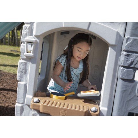 STEP2 Plac zabaw 2w1 Zjeżdżalnia Domek Ogrodowy Enchanting Adventures 2-Story