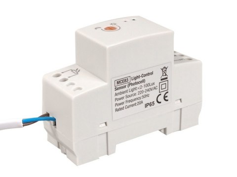 URZ0836 Wyłącznik zmierzchowy na szynę DIN MCE83