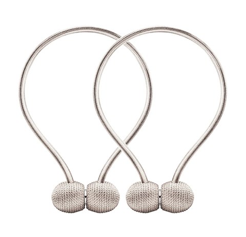 AG701D Klamra do firan zasłon beż 2szt