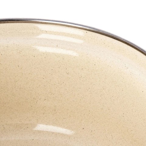 Garnek Emaliowany 11,5 L ORION BROWN Retro Duży 32 cm Indukcja