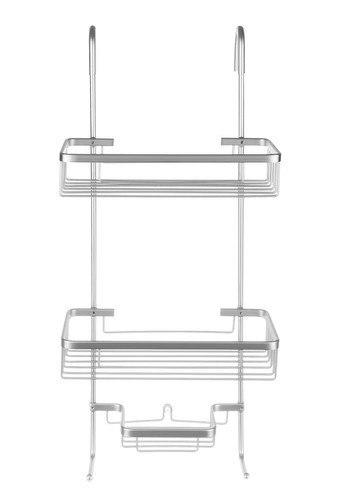 Półka prysznicowa zawieszana- srebrna