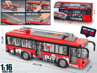 Autobus b/o światło, dźwięk, otwierane drzwi