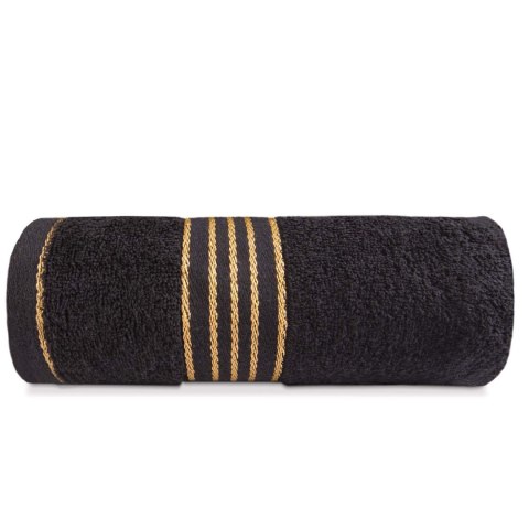 Ręcznik D Bawełna 100% Tiwano Cappuccino + Czarny (P) 2x30x50+2x50x90+2x70x140 kpl.