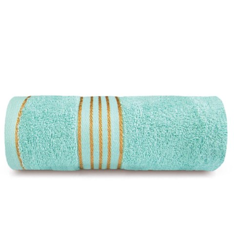 Ręcznik D Bawełna 100% Tiwano Cappuccino + Jasny Turkus (P) 2x30x50+2x50x90+2x70x140 kpl.