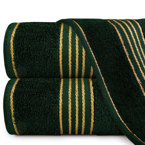 Ręcznik D Bawełna 100% Tiwano Cappuccino + Zieleń Butelkowa (P) 2x30x50+2x50x90+2x70x140 kpl.