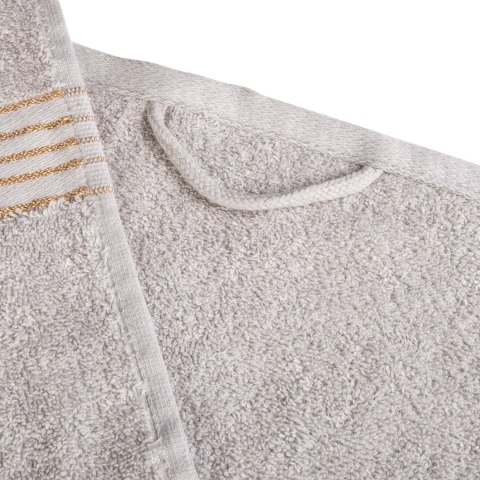 Ręcznik D Bawełna 100% Tiwano Jasny Popiel + Czarny (P) 2x50x90+2x70x140 kpl.