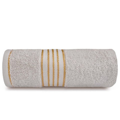 Ręcznik D Bawełna 100% Tiwano Jasny Popiel + Czarny (P) 2x50x90+2x70x140 kpl.