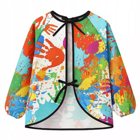 Fartuszek ochronny do malowania dla dzieci 4-6 lat fartuch wodoodporny