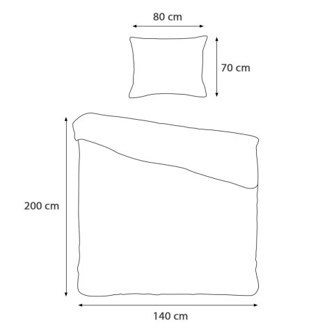 Pościel bawełniana 71491/1 140x200 COTTONLOVE