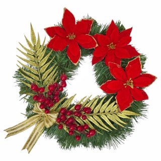 Wianek świąteczny na Boże Narodzenie stroik na drzwi stół handmade