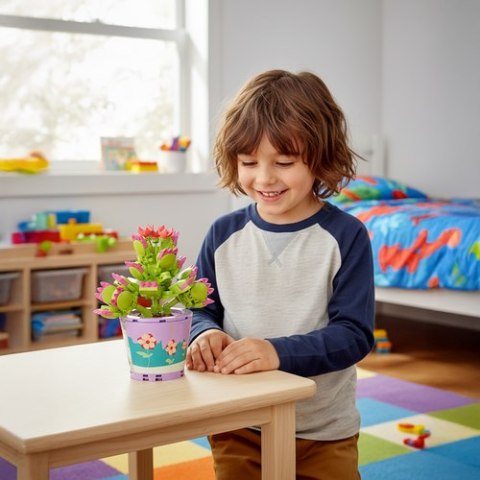 Klocki konstrukcyjne - kwiaty 172el. 26459