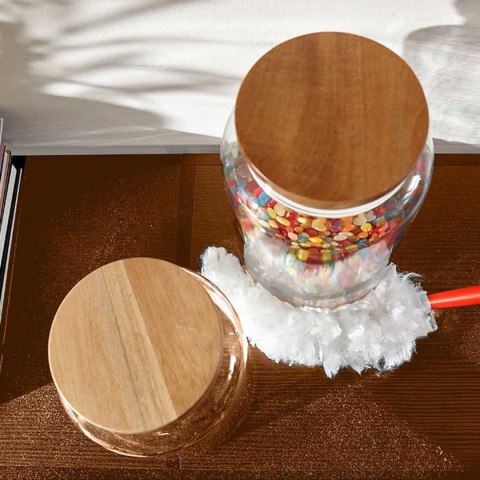 Miotełka do kurzu Vileda Flex&Catch, Z krótką rączką, 2 wkłady w zestawie, Zabezpieczenie przed zsuwaniem, Elastyczna główka, 17