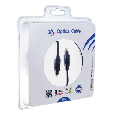 Przewód optyczny 1,5m Toslink T-T AB
