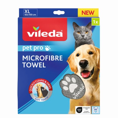Ręcznik z mikrofibry XL, Vileda, Pet Pro