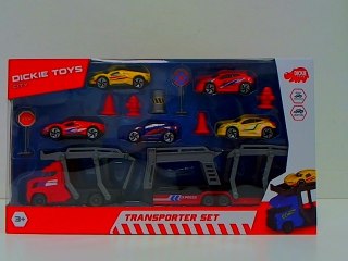 Dickie zestaw z lawetą i 5 autami 374-5012