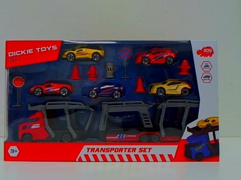Dickie zestaw z lawetą i 5 autami 374-5012