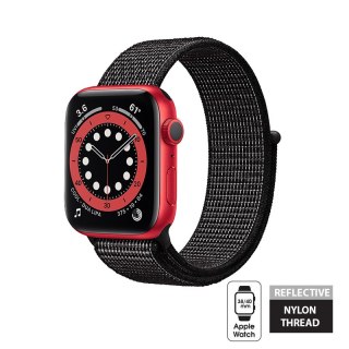 ND38_CRG-40RFB-BLK Crong Reflex Band - Pasek sportowy do Apple Watch 38/40 mm (czarny)