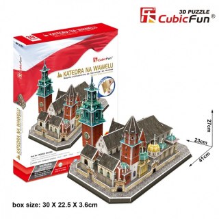 Puzzle 3d katedra na wawelu 101 elementów