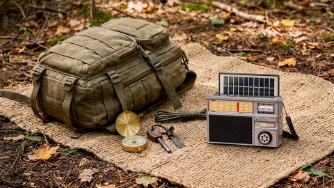 Radio przenośne analogowe solarne Kruger&Matz model KM0831