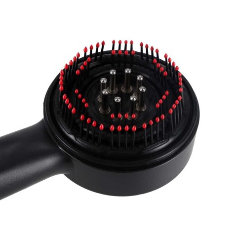 Masażer szczotka do masażu skóry głowy aplikator olejków USB czarna