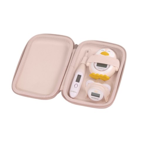 ND19_ML89512 Zestaw 3 termometrów Dolce - termometr flexi, do kąpieli, smoczek - Cukierkowy