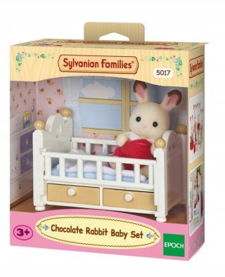 SYLVANIAN zestaw dziecko królik+łóżeczko 05017