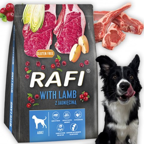 Sucha Karma Dla Psa RAFI Adult z Jagnięciną 3 kg - 2 szt.