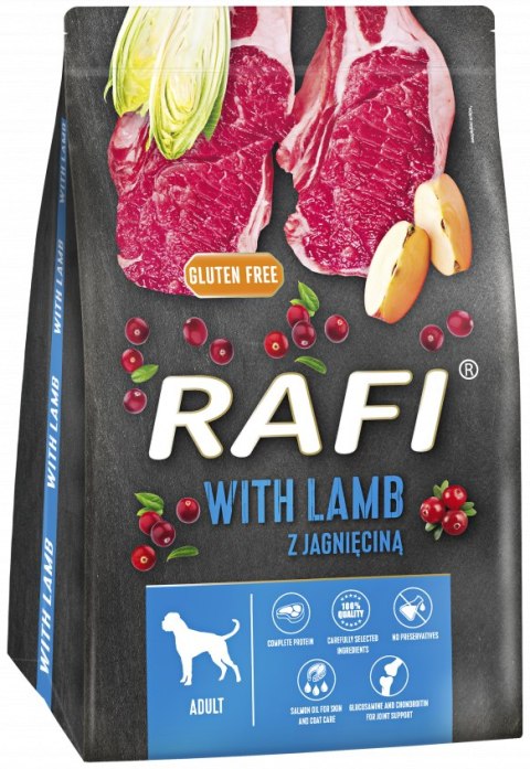 Sucha Karma Dla Psa RAFI Adult z Jagnięciną 3 kg - 2 szt.