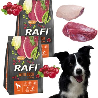 Sucha Karma Dla Psa RAFI Adult z Kaczką 3 kg - 2 szt.