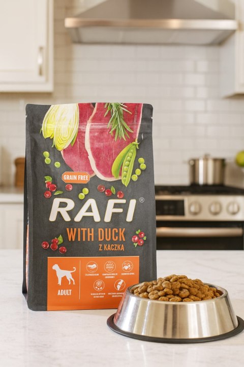 Sucha Karma Dla Psa RAFI Adult z Kaczką 3 kg - 2 szt.